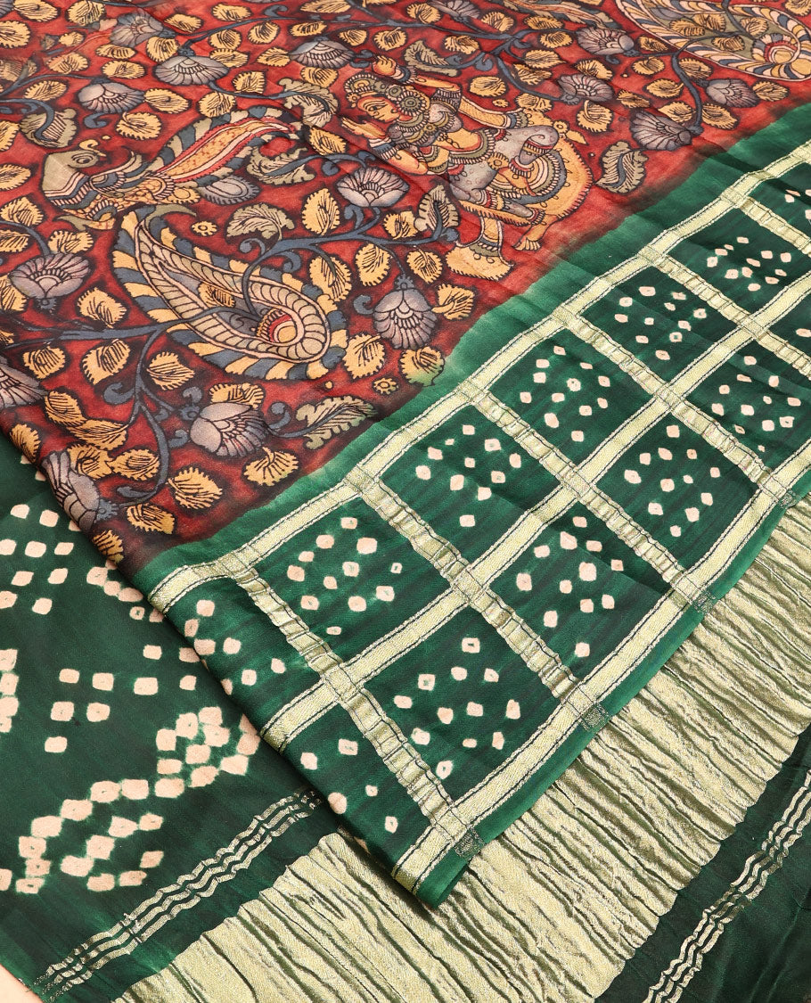 Red Dola Silk