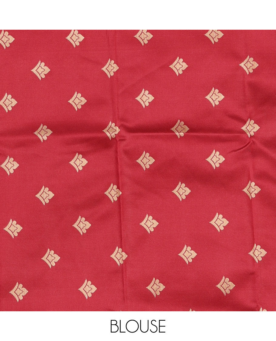 Chikku floral & paisley vine tissue silk saree, contrast temple border, paithani-style peacock & muniya pallu & contrast zari buttas blouse