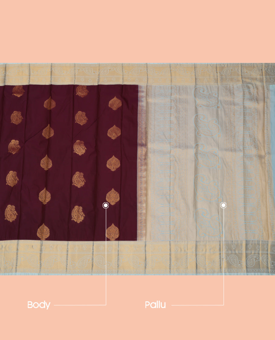 Brown Budget Silk Saree