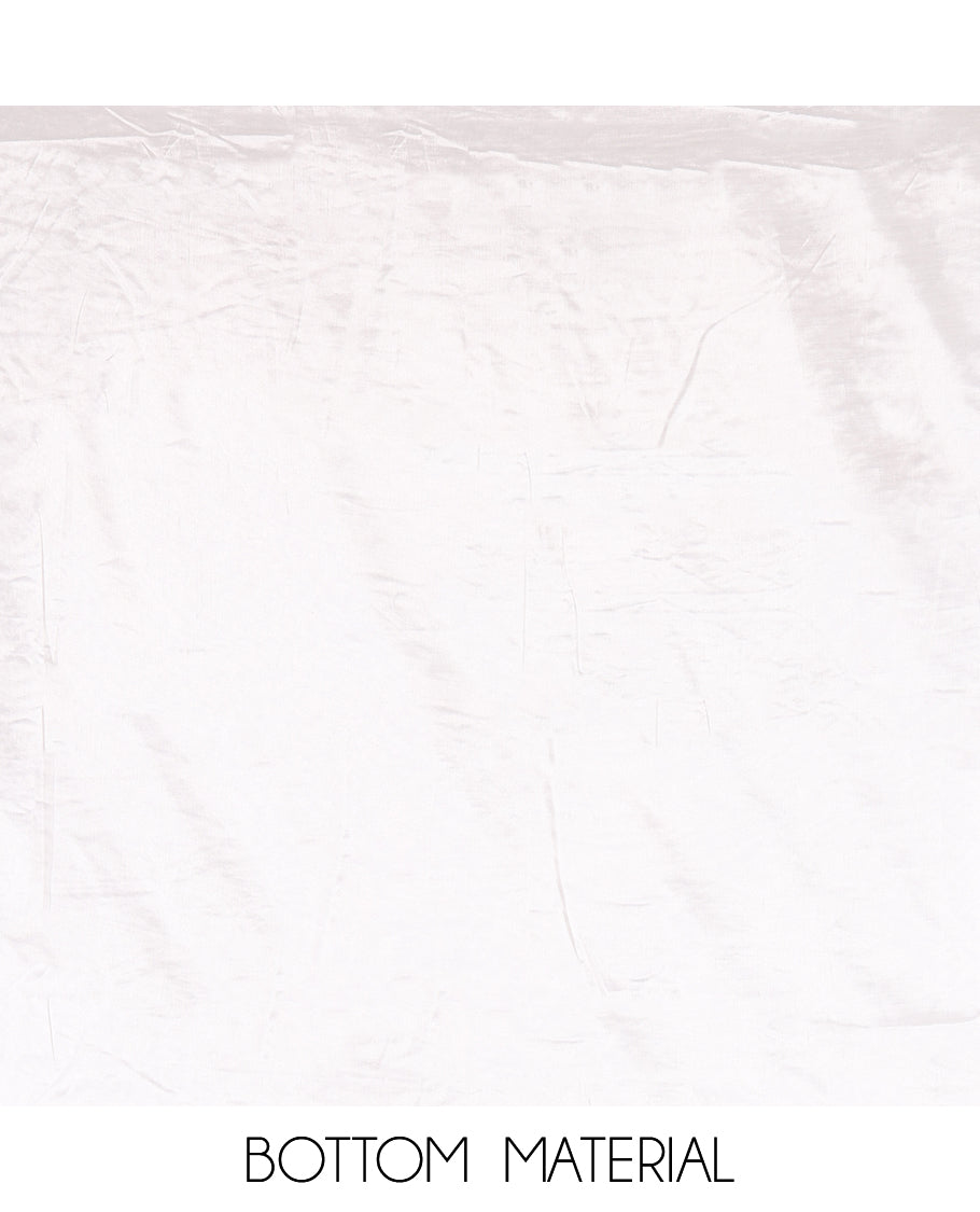 Milk White Material Chudidar Set