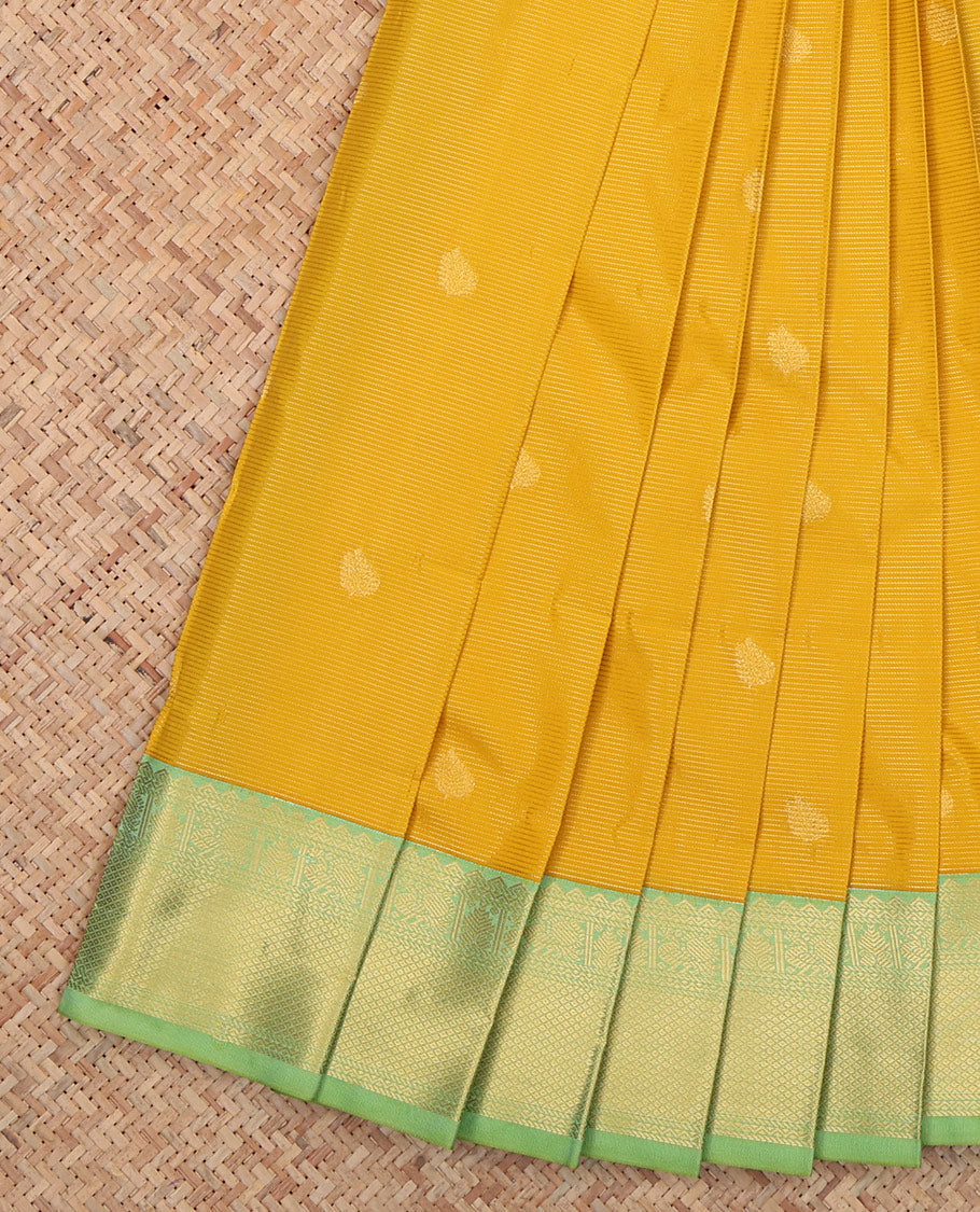 Yellow Budget Silk Saree