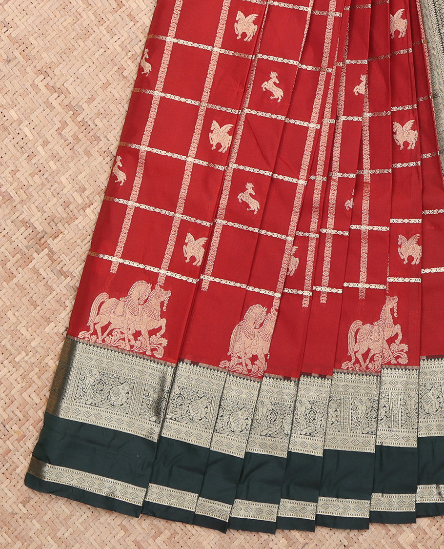Red Budget Silk Saree