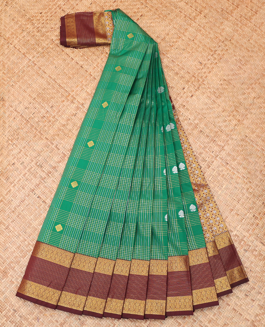 Green Budget Silk Saree