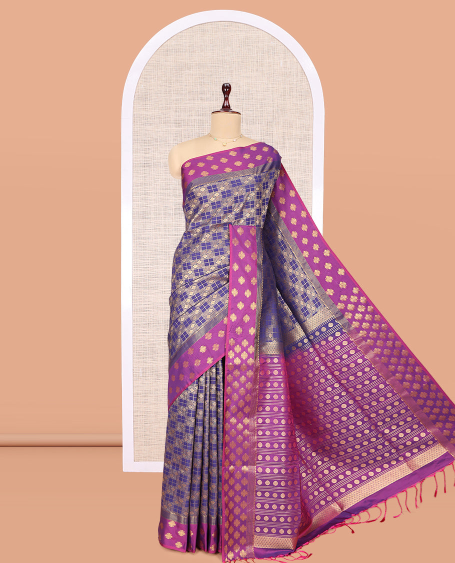 Blue Budget Silk Saree