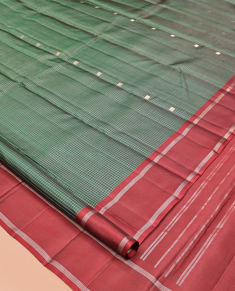 Green Mayuri Soft Silk Saree