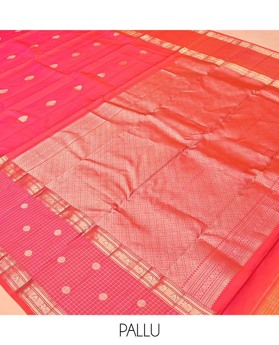 Pink Mayuri Soft Silk Saree