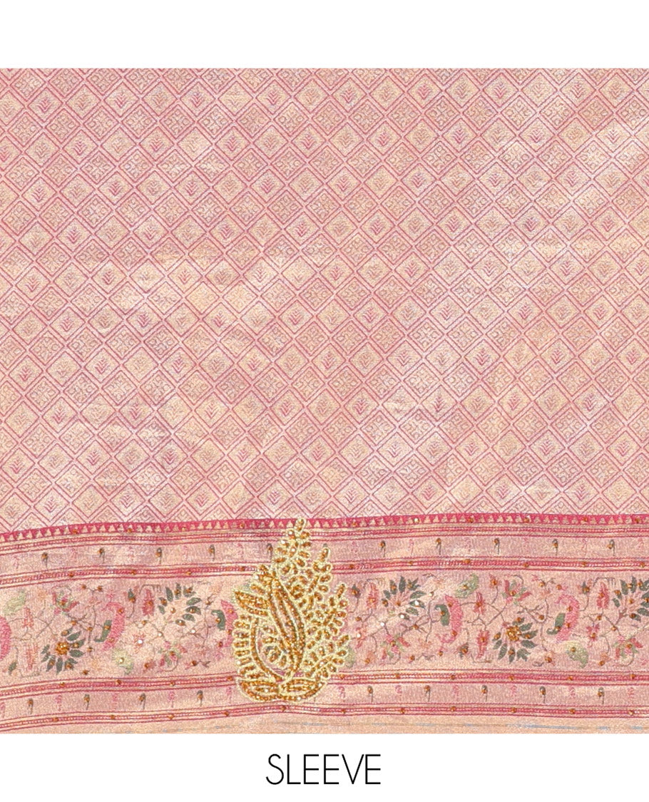 Pink Mysore Silk Saree