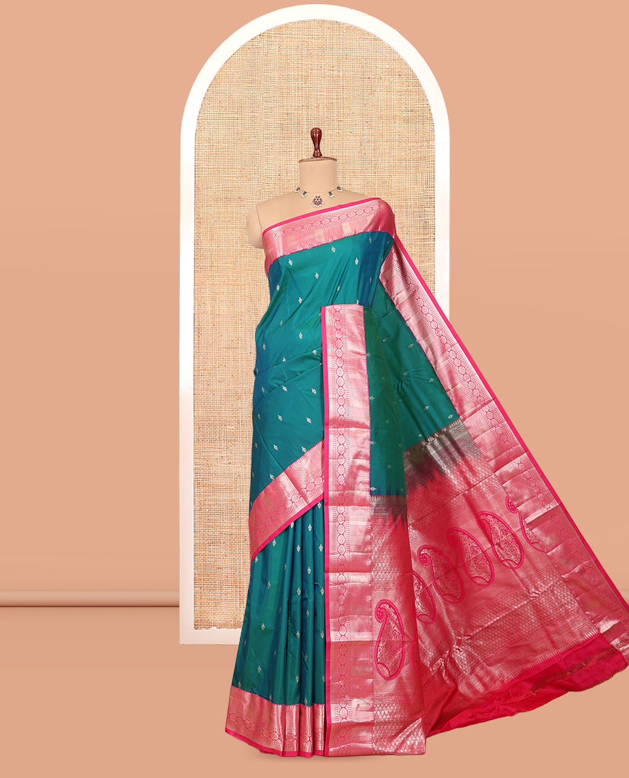 Blue Budget Silk Saree