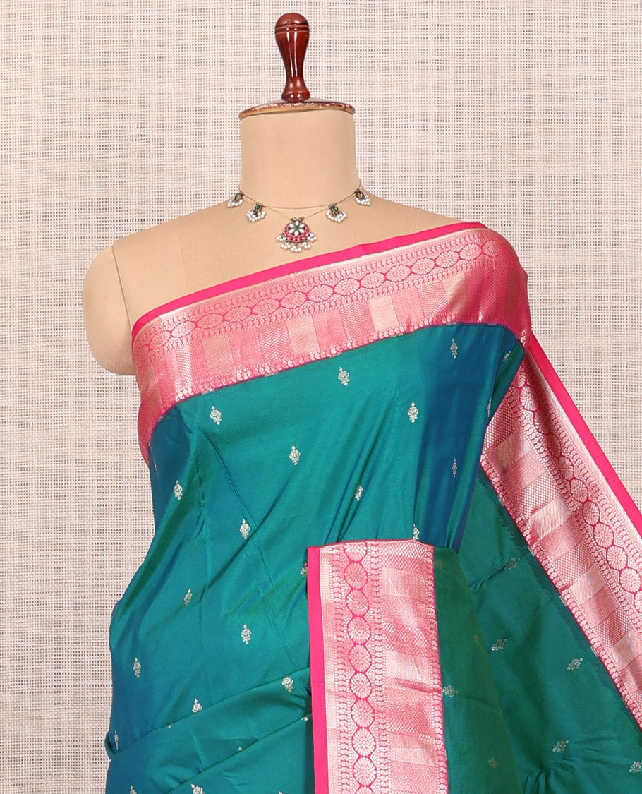 Blue Budget Silk Saree