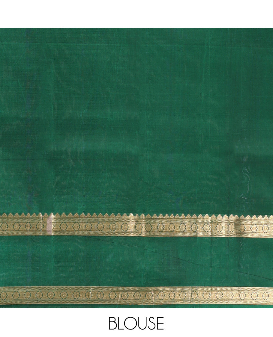 Wine Kanchipuram Chettinad Saree