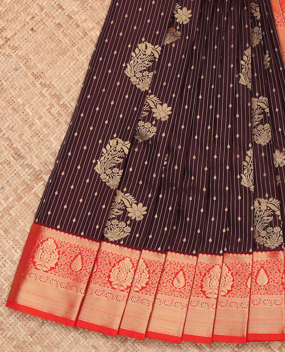 Brown Budget Silk Saree