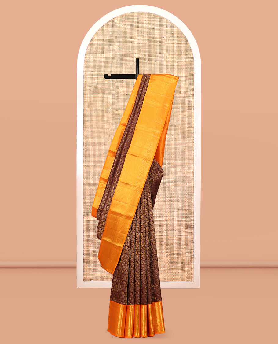 Brown Kanchi Silk