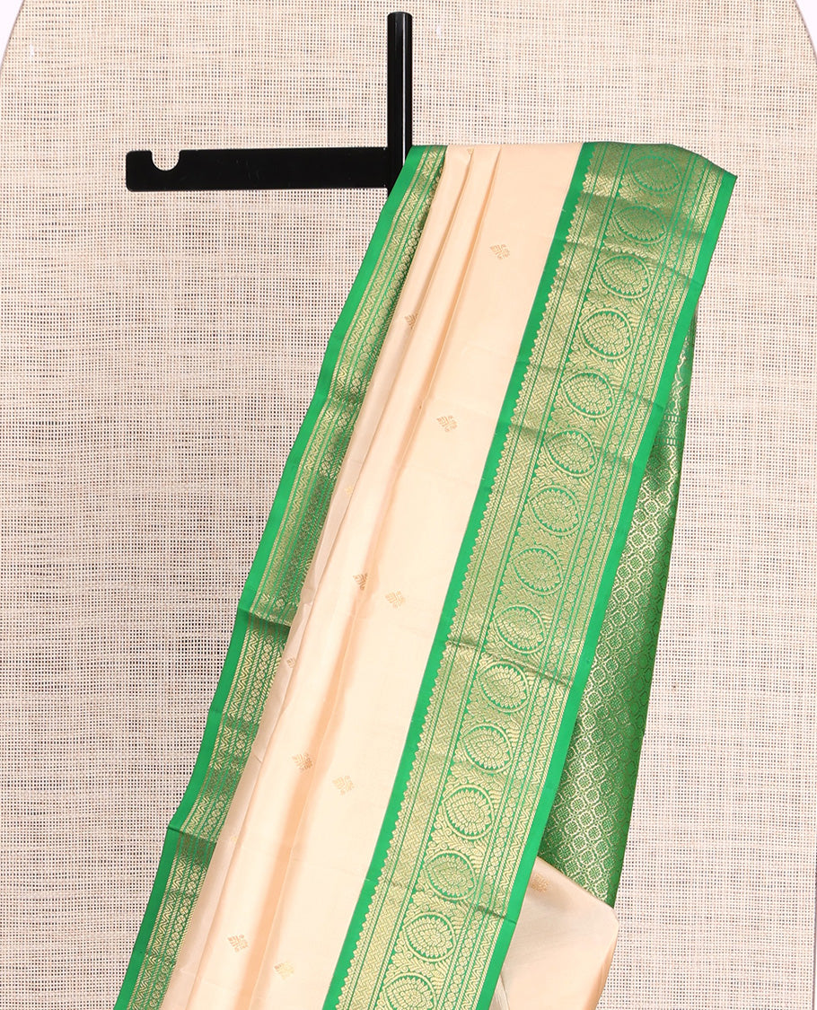 Sandal Kanchipuram Silk Saree