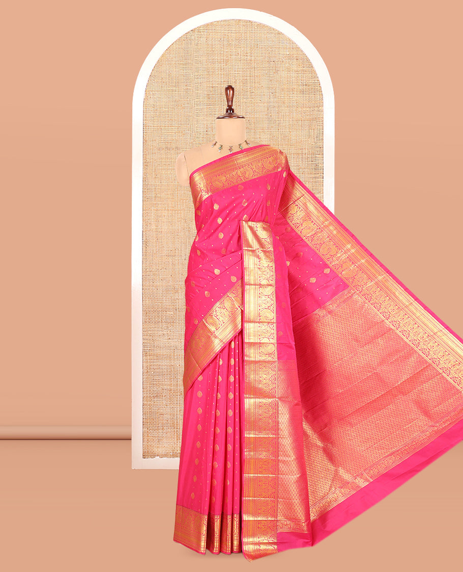 Rani Pink Budget Silk Saree