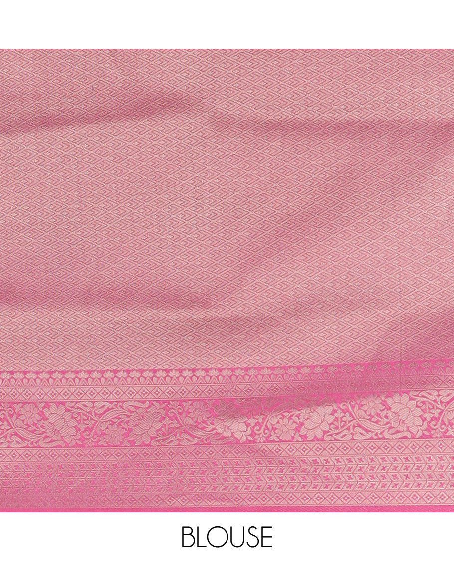 Wine zig zag antique zari design softy silk saree with antique design border & rich pallu