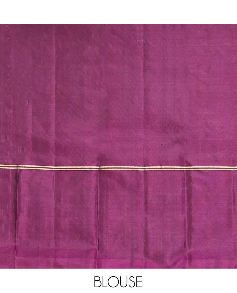 Blue Mayuri Soft Silk Saree