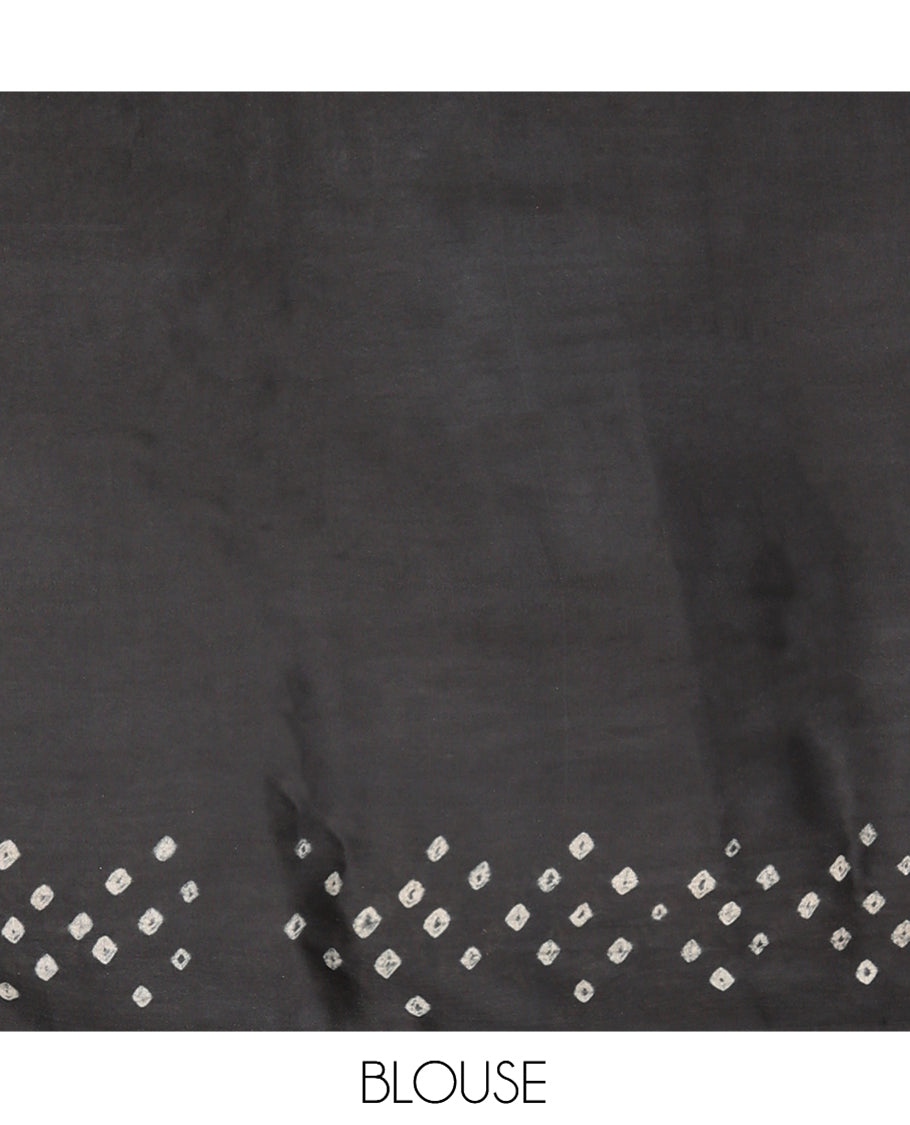 Brown-Base Dola Silk