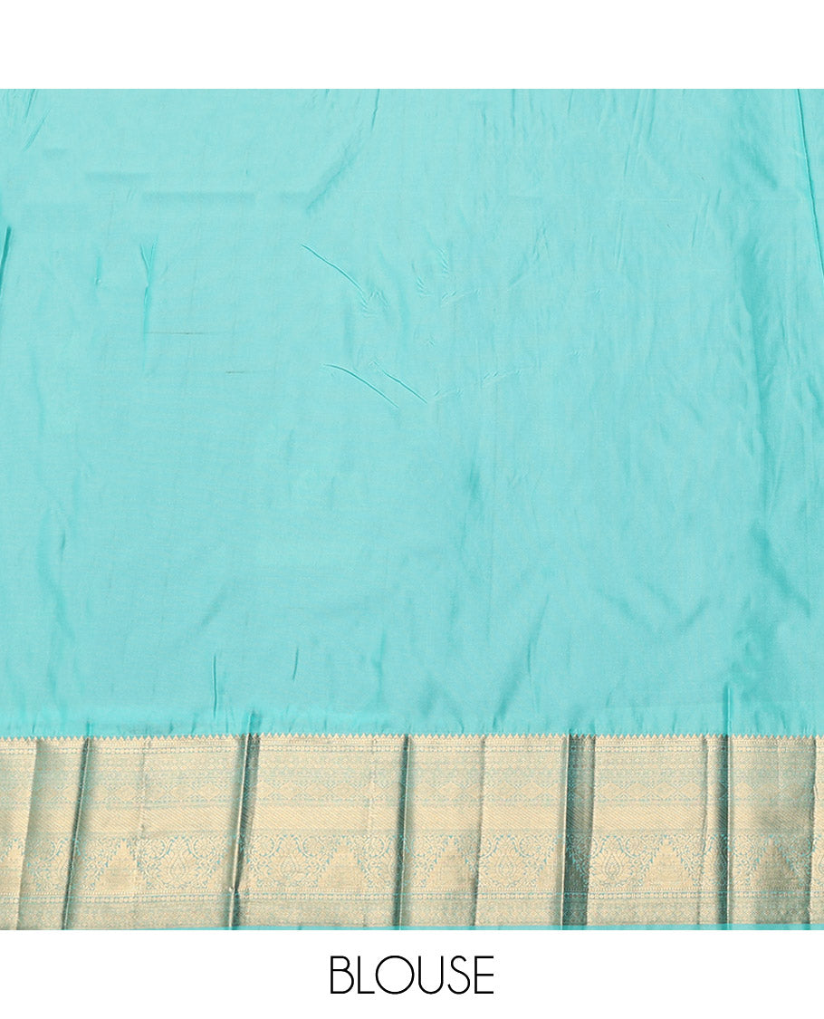 Wine Budget Silk Saree, Embellished with Zari Buttas, Complemented by a Contrast Traditional Zari Border, Intricate Pallu, and a Contrast Blouse