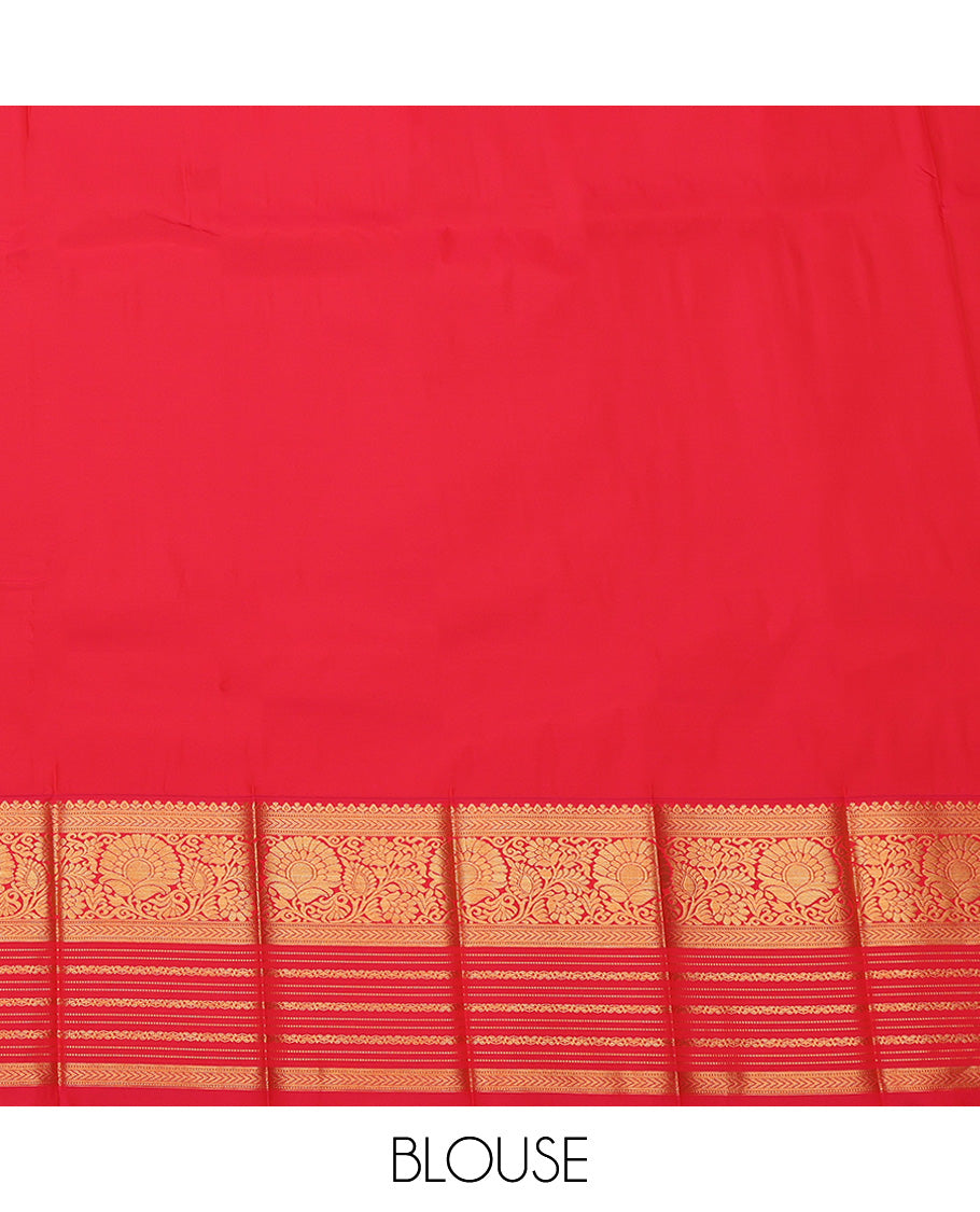 Turquoise Budget Silk Saree