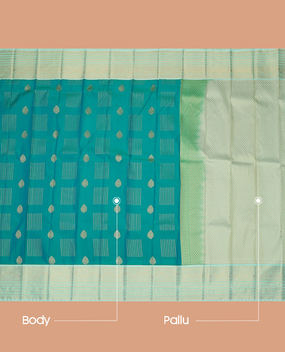 Blue Budget Silk Saree