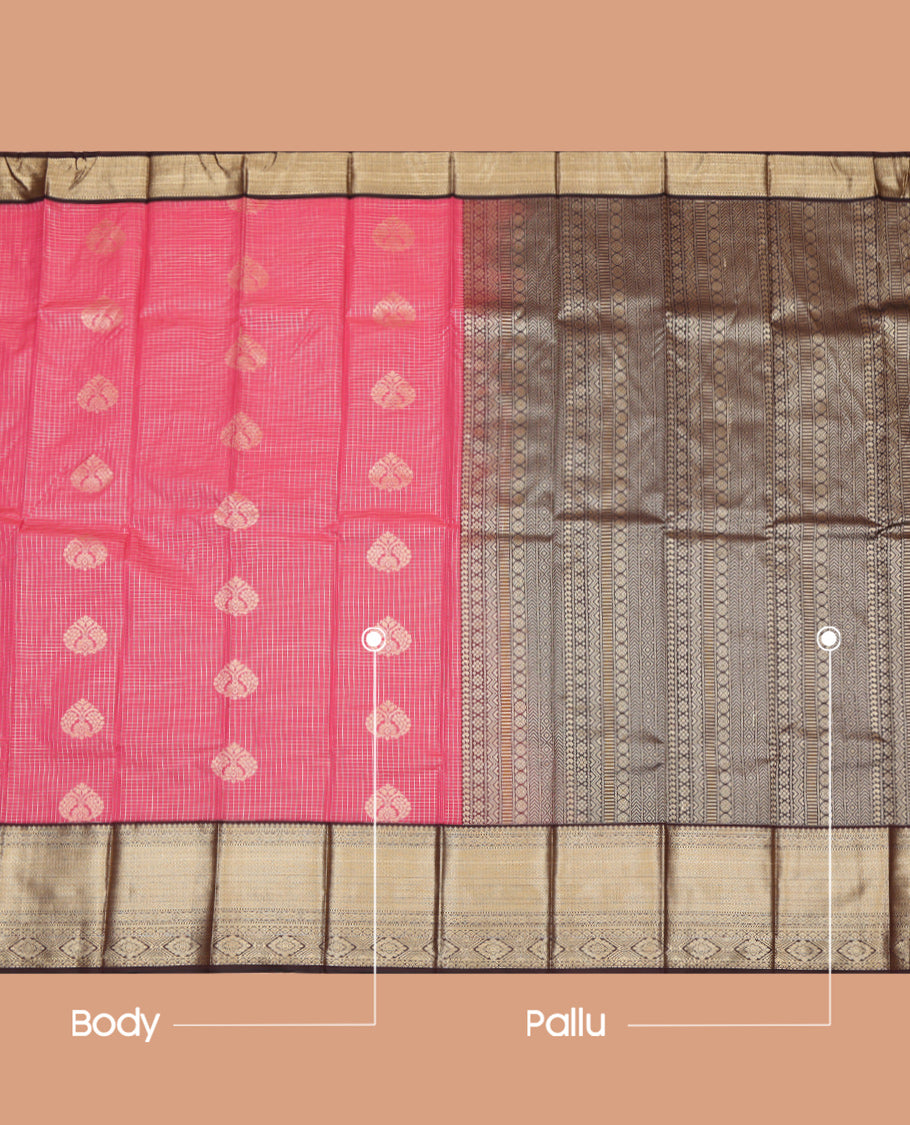 Pink Budget Silk Saree