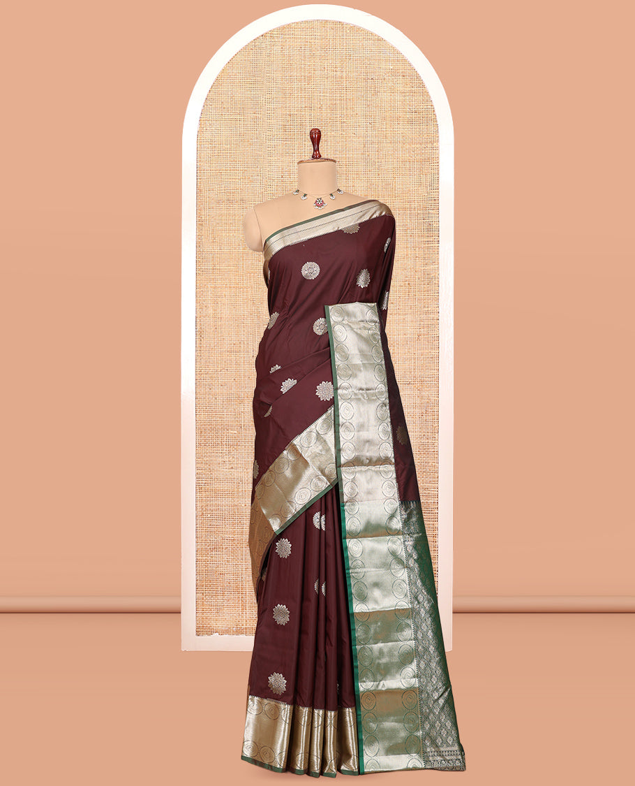 Brown Budget Silk Saree