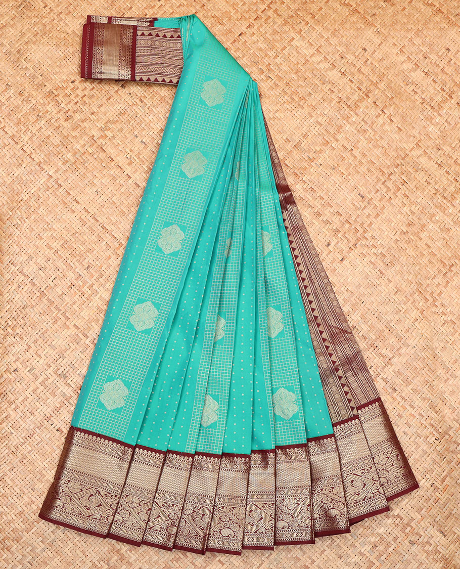 Blue Budget Silk Saree