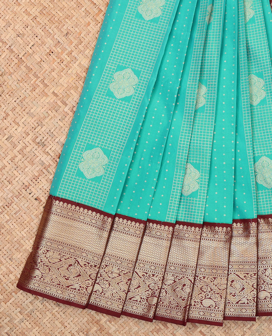 Blue Budget Silk Saree