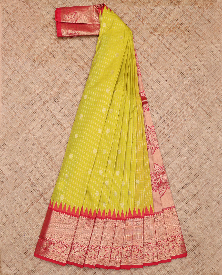 Green Budget Silk Saree