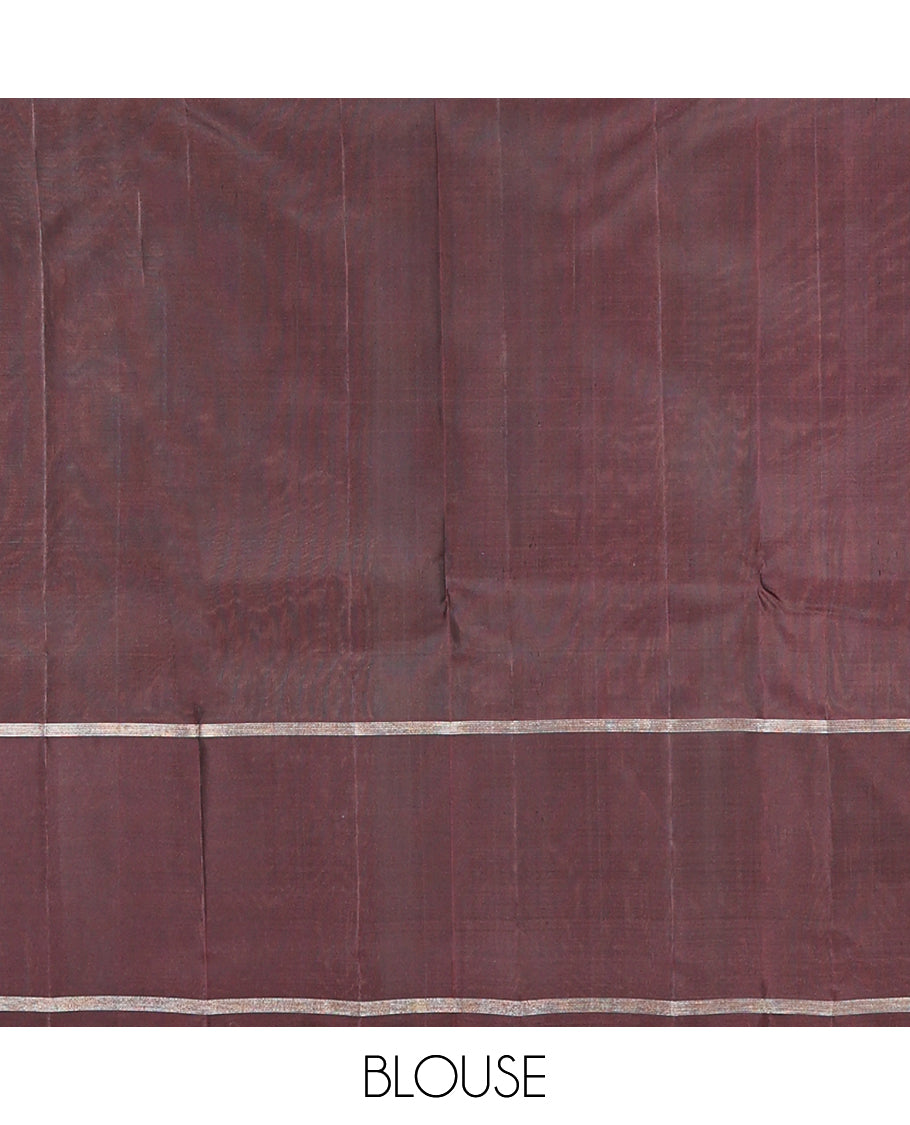 Peach Mayuri Soft Silk Saree