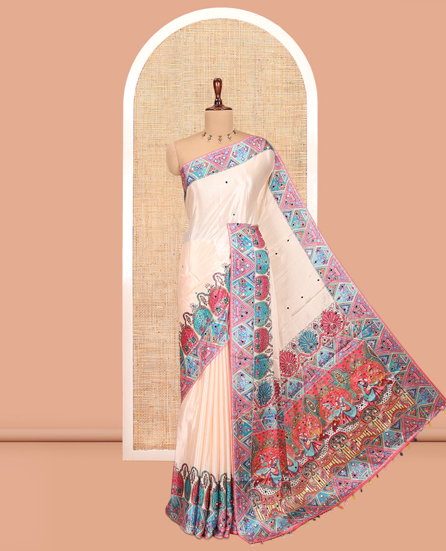 Light Chikku Masakali Saree