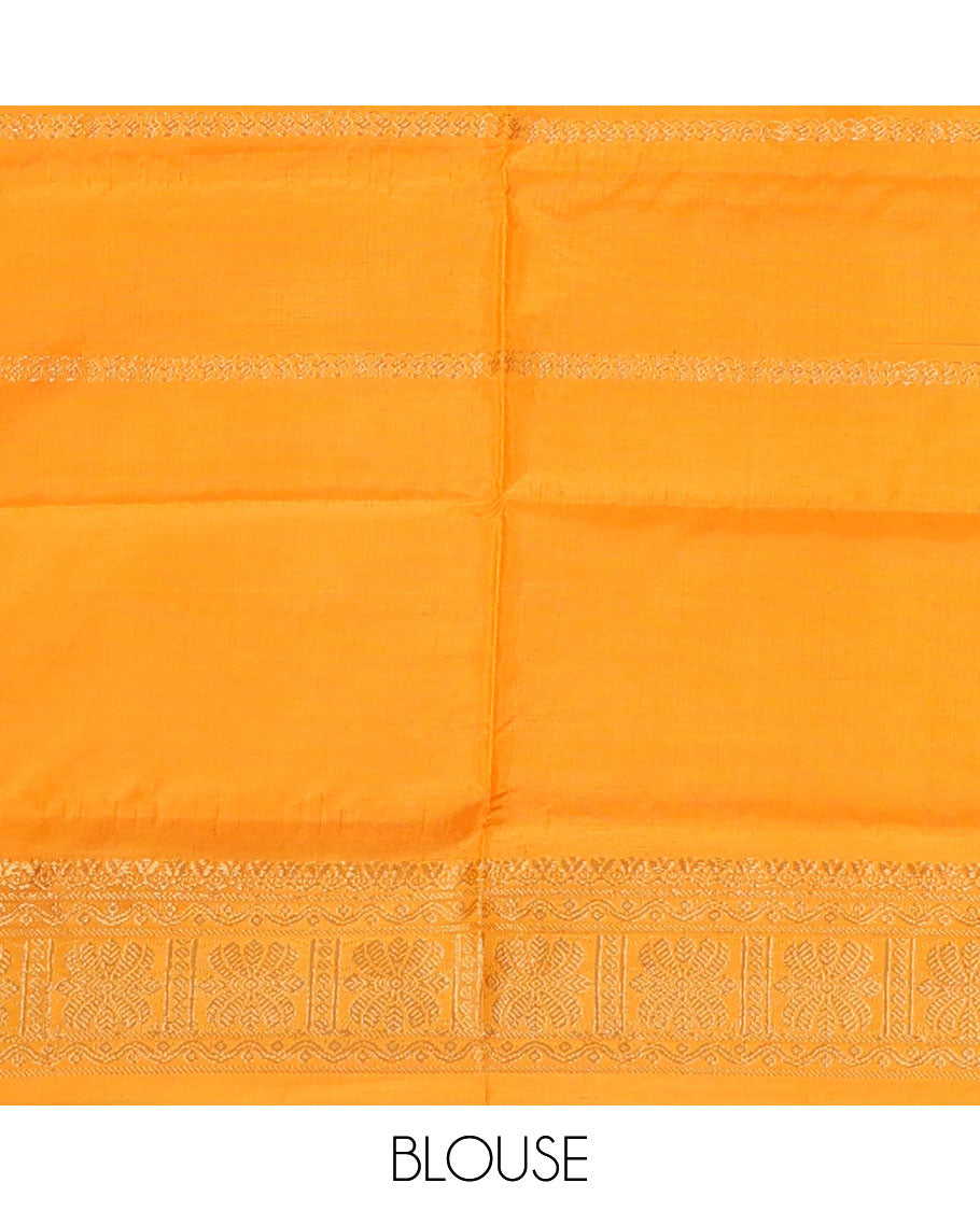 Maroon zari design banana pith saree, traditional zari design border, and zari checked pallu