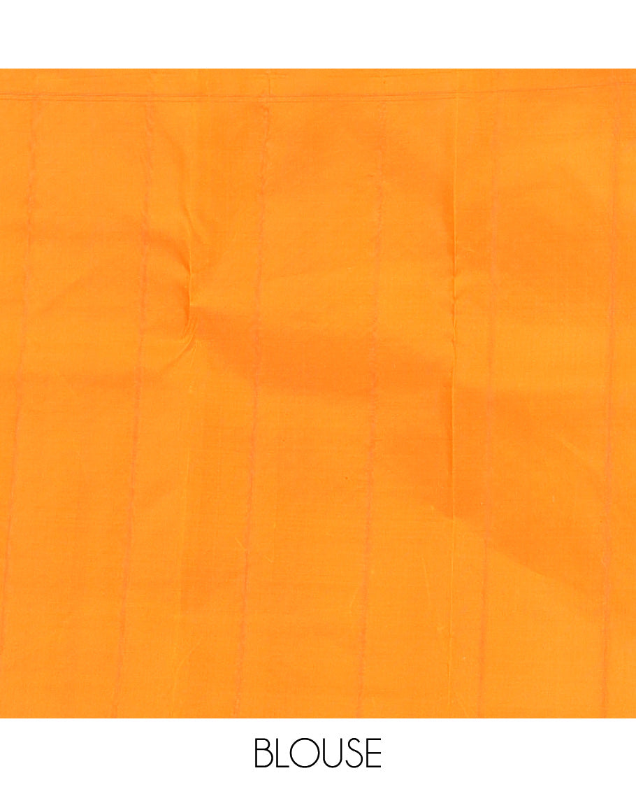 Black-Orange Vasundhara Silk Saree