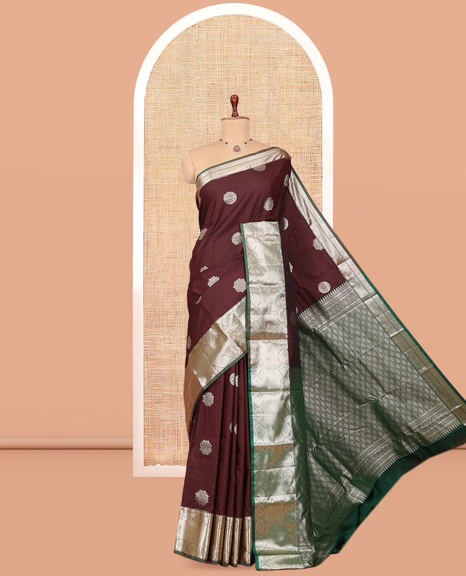 Brown Budget Silk Saree