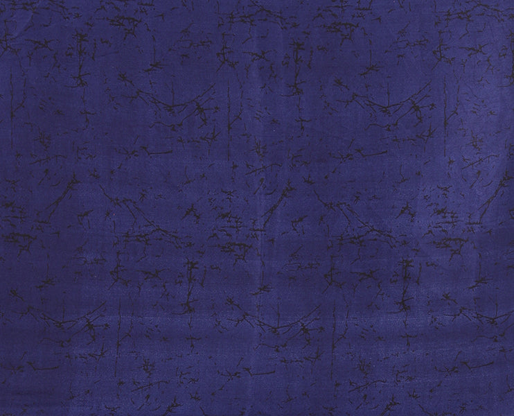 Purple painting-style floral printed gajji silk saree, contrast piping border, printed pallu & contrast plain blouse