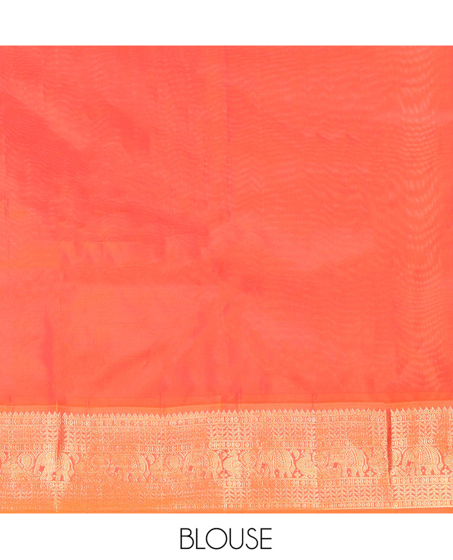 Black Mayil Chakram Butta Vasundhara Lite Silk Mix Saree