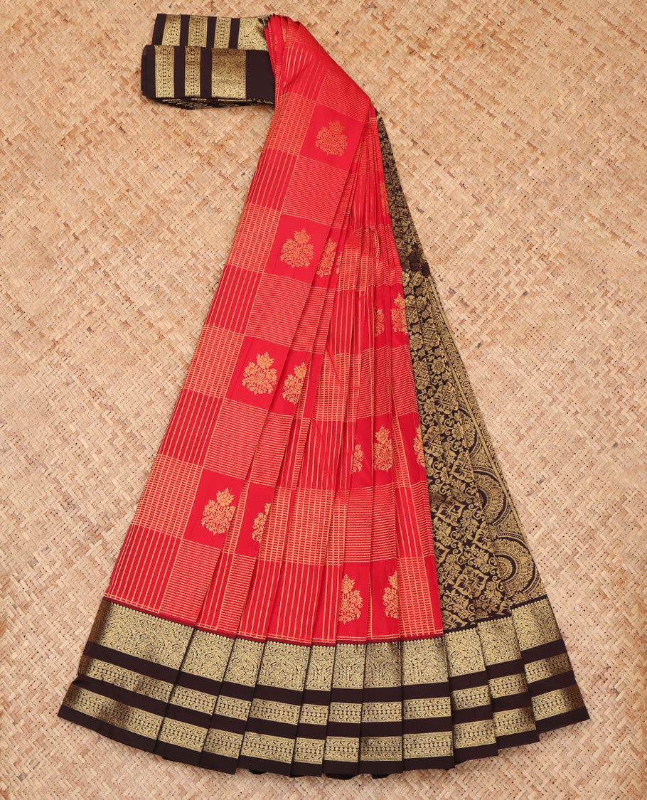 Red Budget Silk Saree