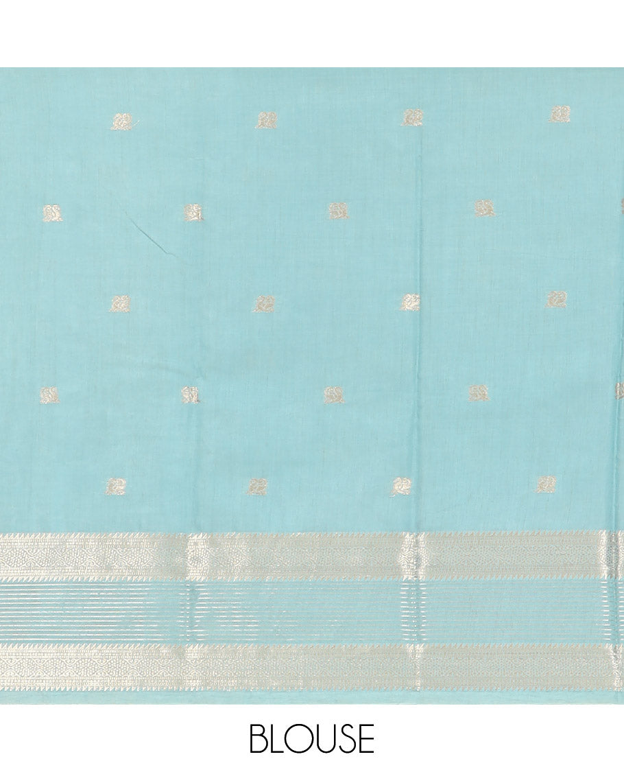 Purple peacock buttas Assam silk saree, contrast traditional zari border, and pallu of zari designs