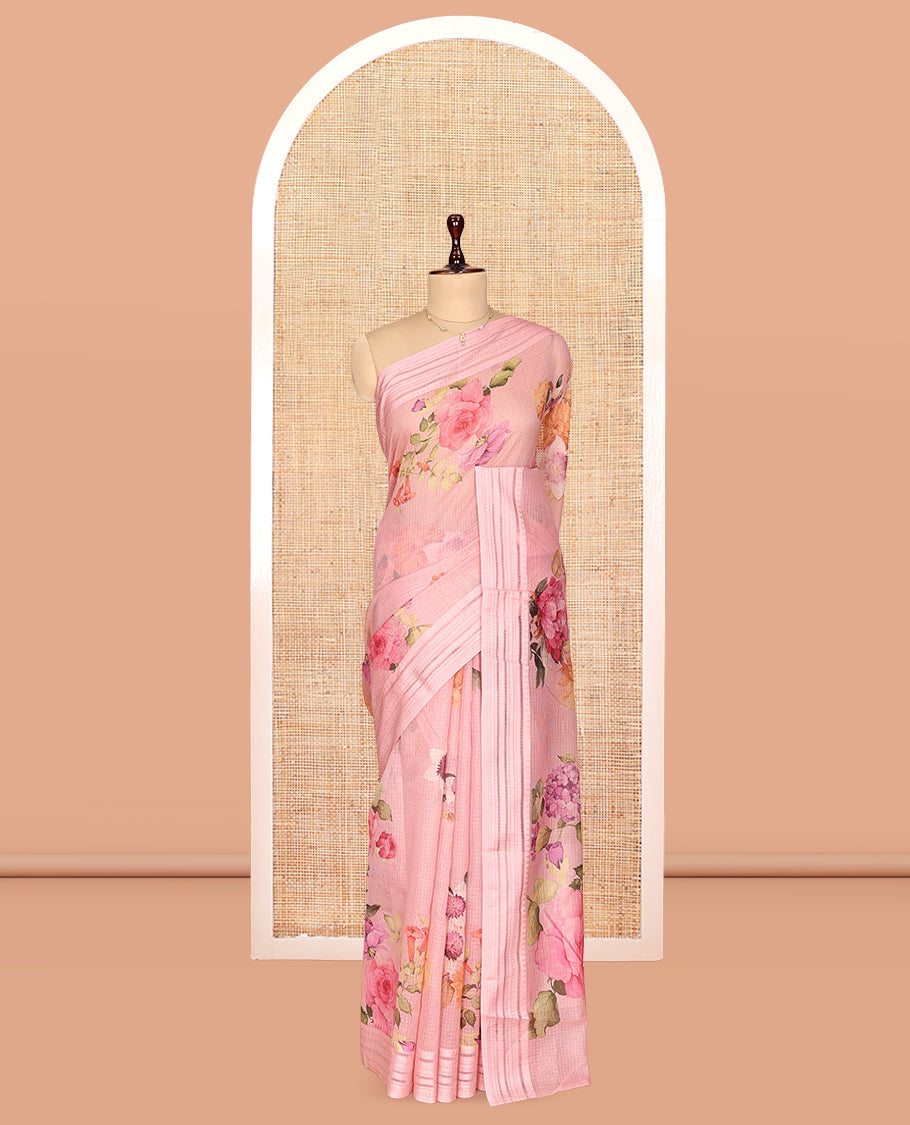 Pink Kota Saree