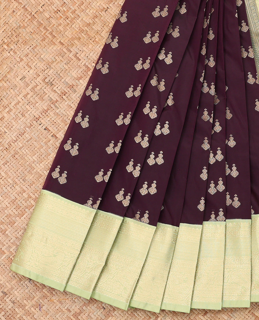 Brown Budget Silk Saree