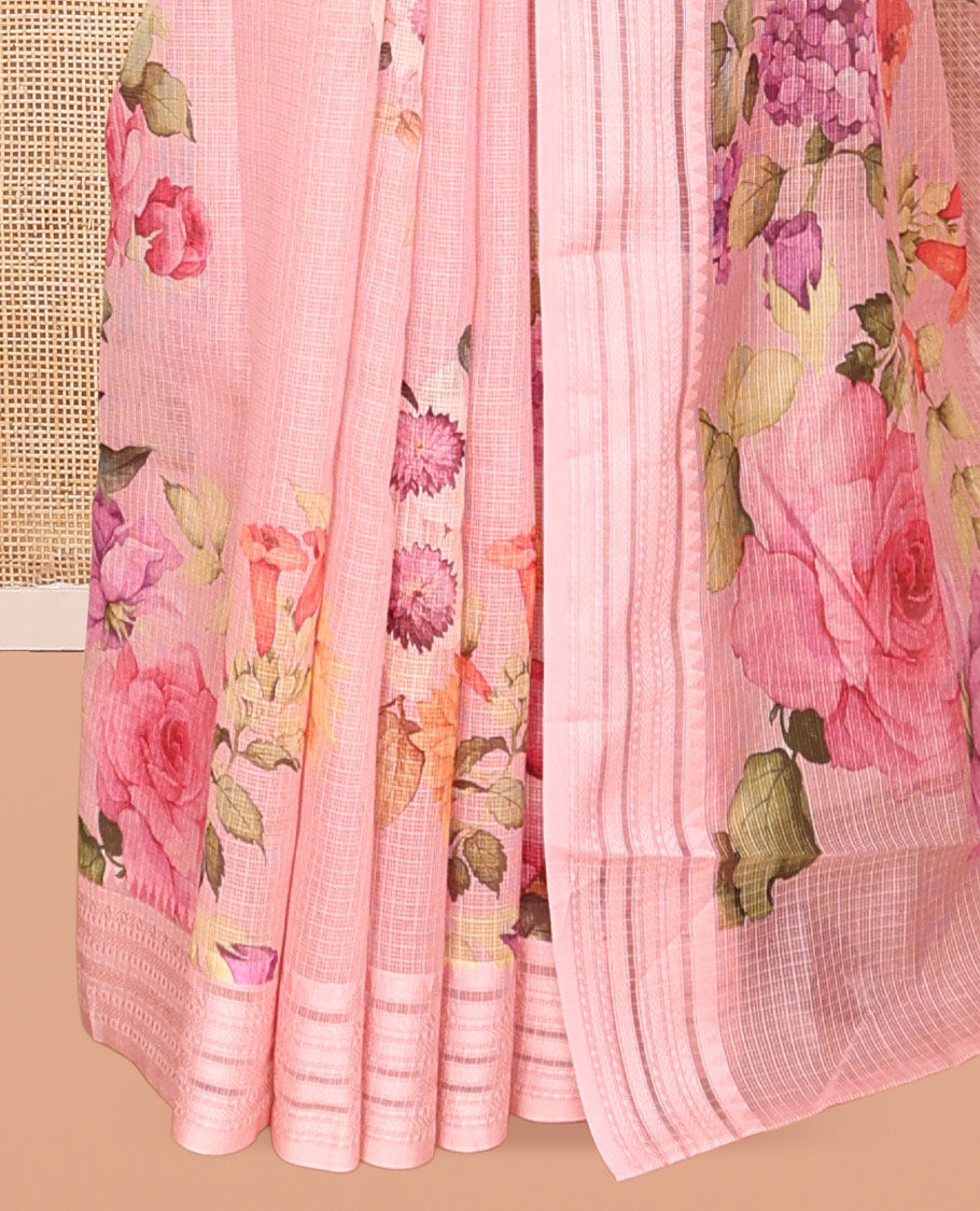 Pink Kota Saree