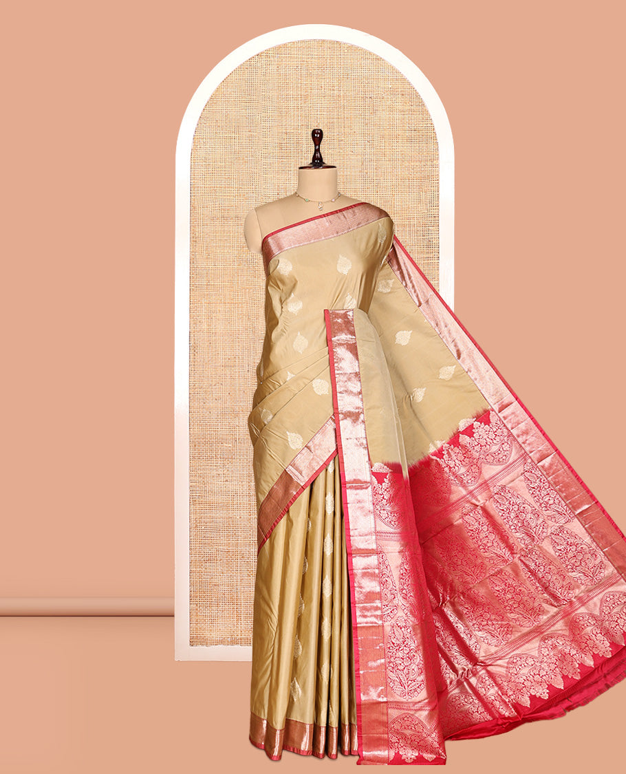 Light Gold Gift Saree