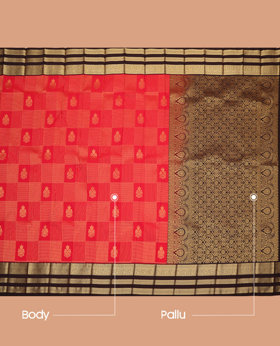 Red Budget Silk Saree