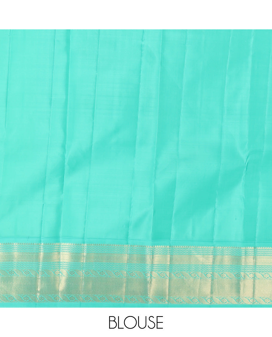 Yellow Kanchipuram Silk Saree