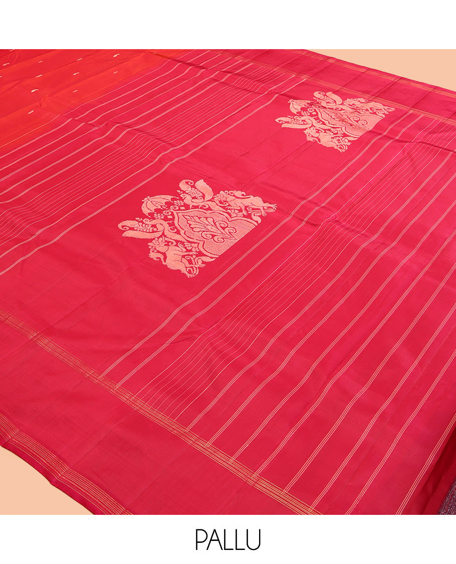 Red Kanchipuram Silk Saree