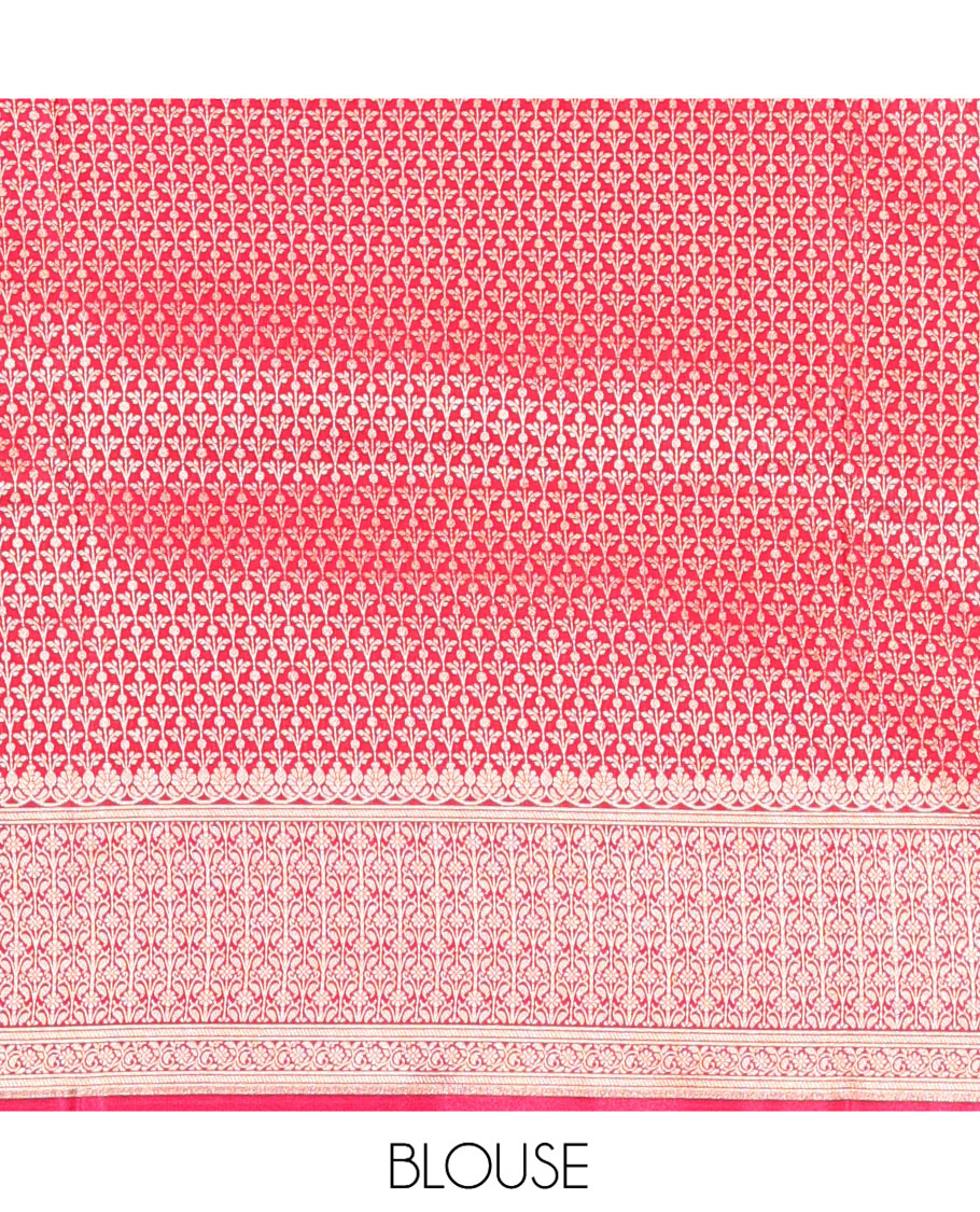 Blue Banaras Nylon Saree