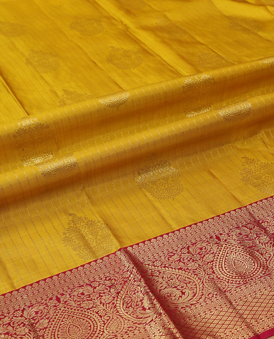 Green Pure Silk Pavadai Material Set