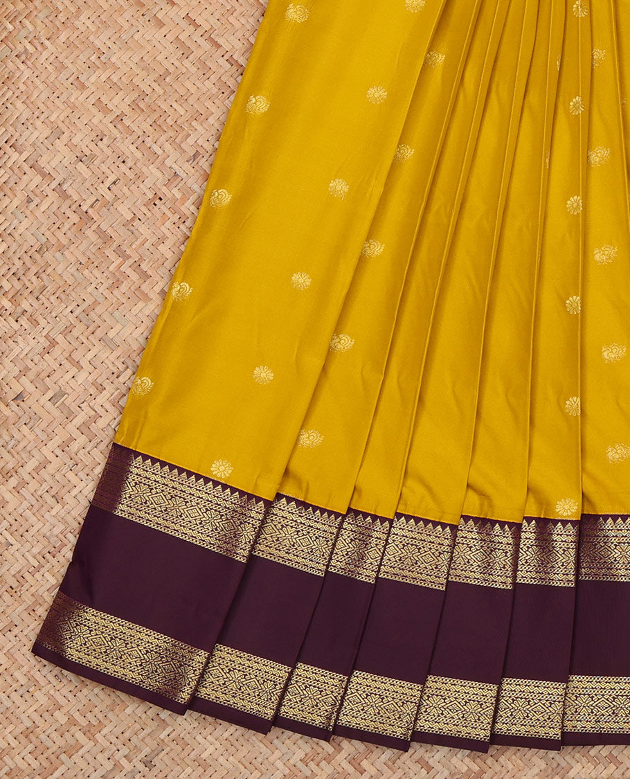 Yellow Budget Silk Saree