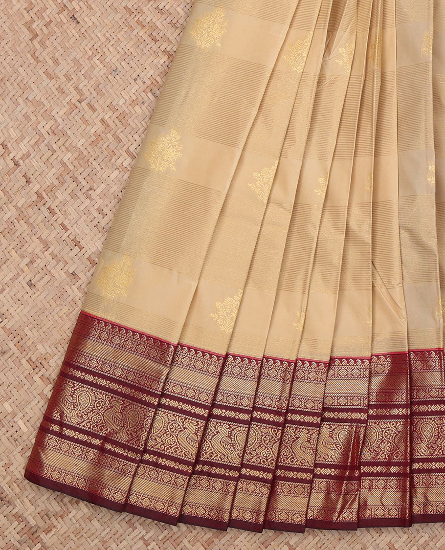 Sandal Stripes Budget Silk Saree