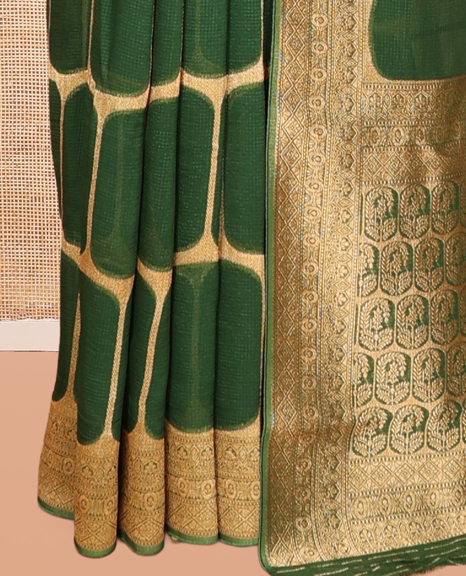 Green Fancy Organza